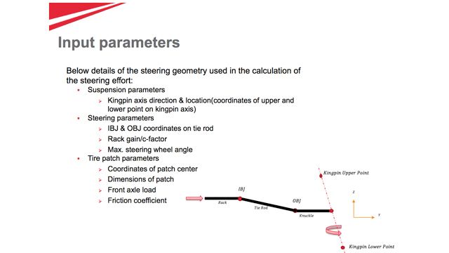 Estimation of Steering Effort in Parking Conditions Using a MATLAB Based Application