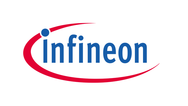 The Infineon logo representing an event partner at MATLAB EXPO.