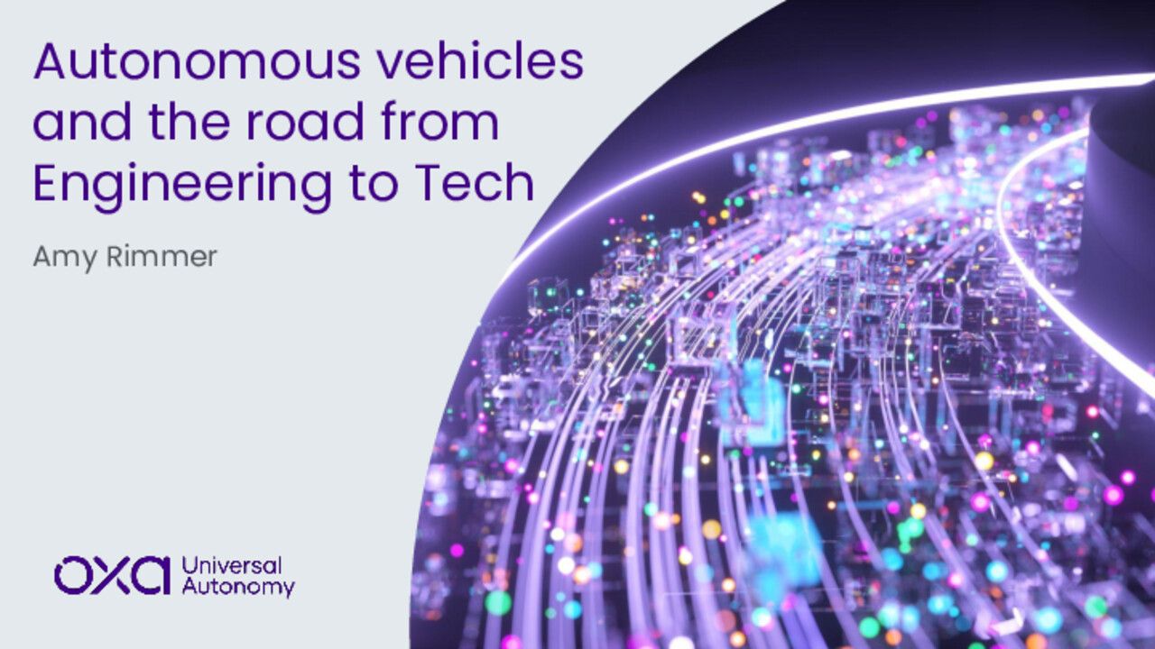 Women in Tech: Autonomous Vehicles and the Road from Engineering to Tech